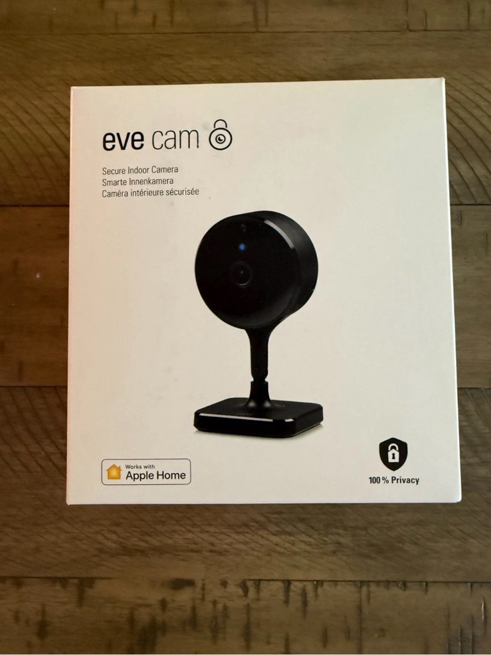 Eve Cam Indoor Security Camera - Black